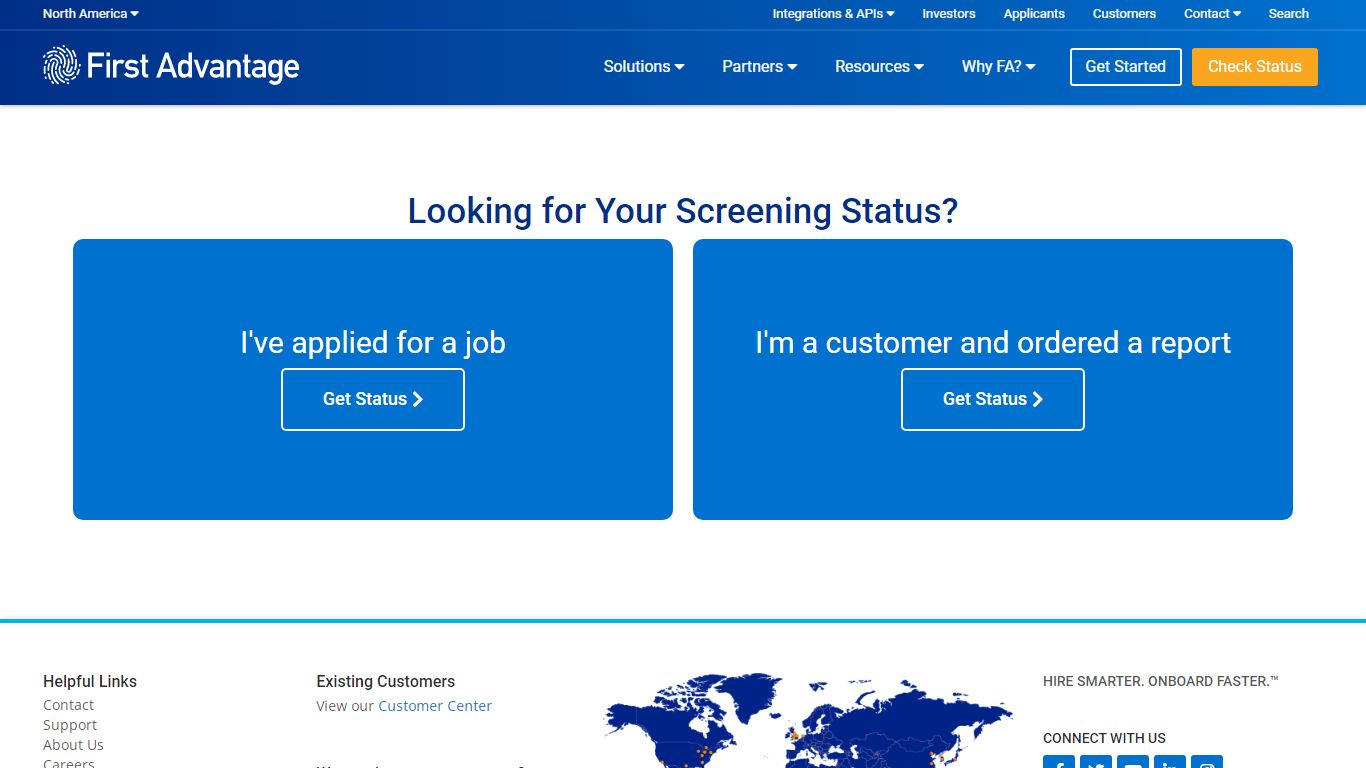 Screening Status | North America