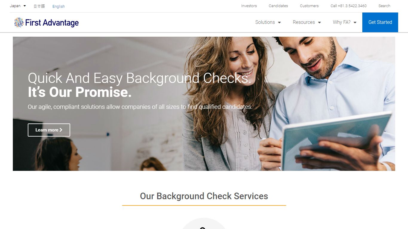 First Advantage: A Leading Global Background Check Company